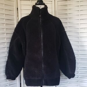 Cozy Black Fleece Jacket